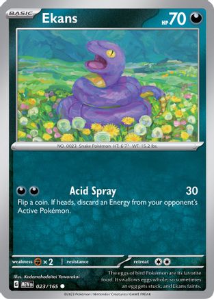 Ekans (023/165) [Scarlet & Violet 151] - Trinity Hobby