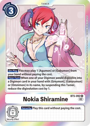 Nokia Shiramine [BT5-092] (Resurgence Booster Reprint) [Resurgence Booster] - Trinity Hobby