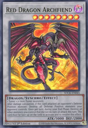 Red Dragon Archfiend [SDCK-EN045] Ultra Rare - Trinity Hobby