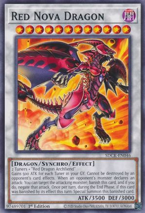 Red Nova Dragon [SDCK-EN046] Common - Trinity Hobby