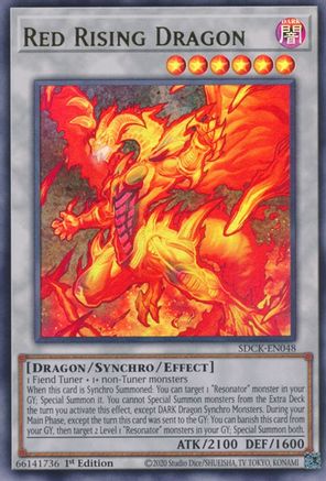 Red Rising Dragon [SDCK-EN048] Ultra Rare - Trinity Hobby