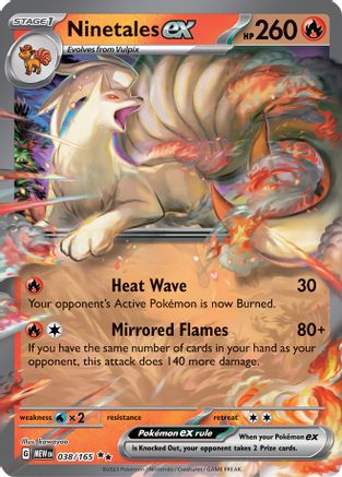 Ninetales ex (038/165) [Scarlet & Violet 151] - Trinity Hobby