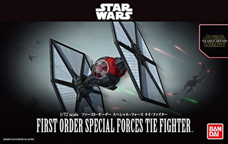 Bandai 1/72 FIRST ORDER SPECIAL FORCES TIE FIGHTER - Trinity Hobby