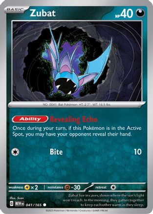 Zubat (041/165) [Scarlet & Violet 151] - Trinity Hobby