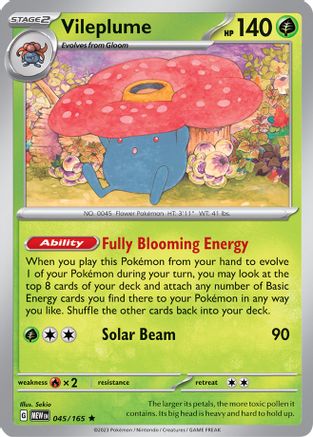 Vileplume (045/165) [Scarlet & Violet 151] - Trinity Hobby