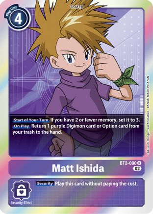 Matt Ishida [BT2-090] (Resurgence Booster Reprint) [Resurgence Booster] - Trinity Hobby