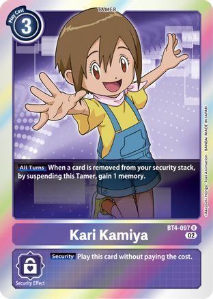 Kari Kamiya [BT4-097] (Resurgence Booster Reprint) [Resurgence Booster] - Trinity Hobby