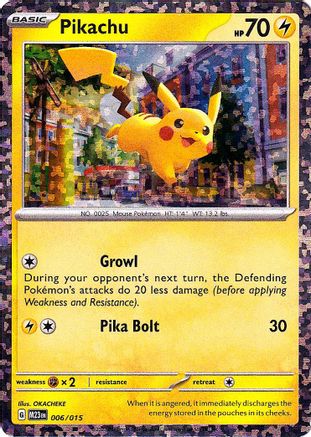 Pikachu (006/015) [McDonald's Promos: 2023 Collection] - Trinity Hobby