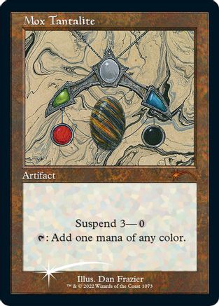 Mox Tantalite (Retro Frame) (Foil Etched) (SLD-1073) - [Secret Lair Drop Series] Foil - Trinity Hobby