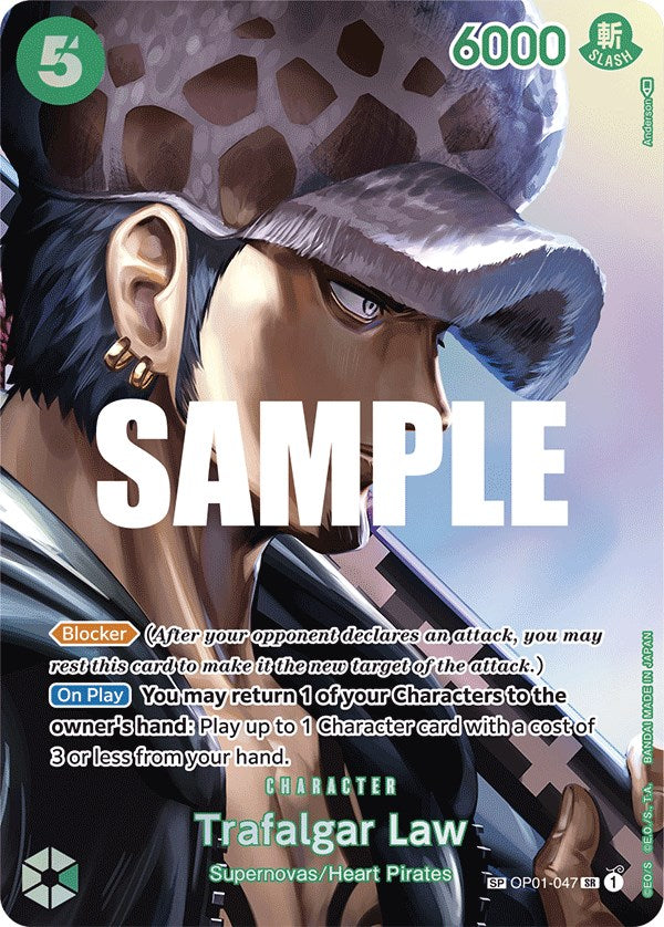 Trafalgar Law (SP) (OP01-047) - [Kingdoms of Intrigue] Foil - Trinity Hobby