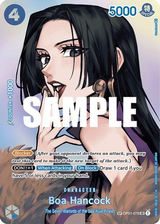 Boa Hancock (SP) (OP01-078) - [Kingdoms of Intrigue] Foil - Trinity Hobby