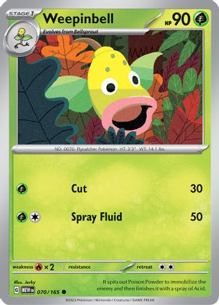 Weepinbell (070/165) [Scarlet & Violet 151] - Trinity Hobby