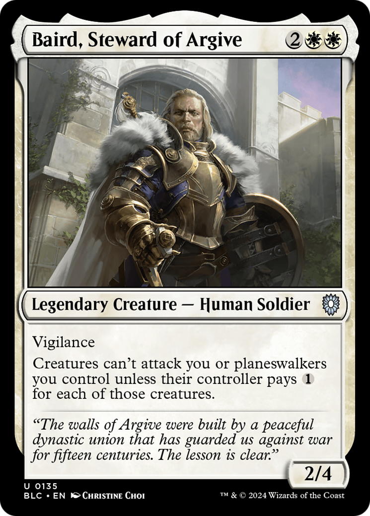 Baird, Steward of Argive [Bloomburrow Commander] - Trinity Hobby