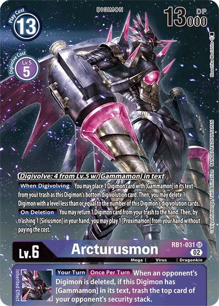 Arcturusmon (Art alternatif texturé) [Resurgence Booster] 