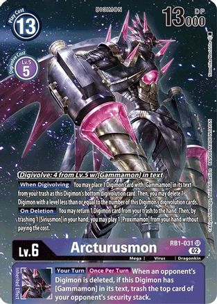 Arcturusmon (Textured Alternate Art) [Resurgence Booster] - Trinity Hobby