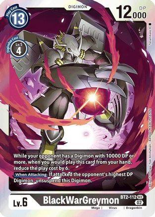 BlackWarGreymon (Resurgence Booster Reprint) [Resurgence Booster] - Trinity Hobby