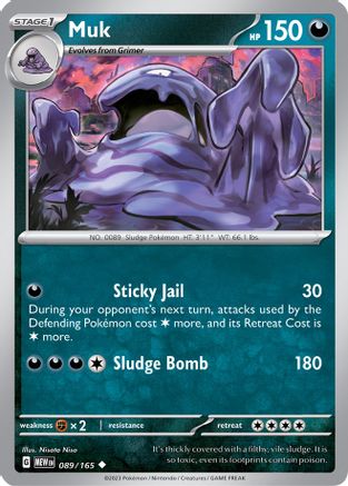 Muk (089/165) [Scarlet & Violet 151] - Trinity Hobby