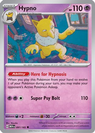 Hypno (097/165) [Scarlet & Violet 151] - Trinity Hobby