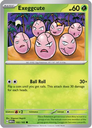 Exeggcute (102/165) [Scarlet & Violet 151] - Trinity Hobby
