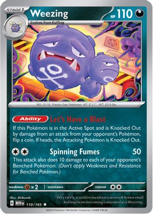 Weezing (110/165) [Scarlet & Violet 151] - Trinity Hobby