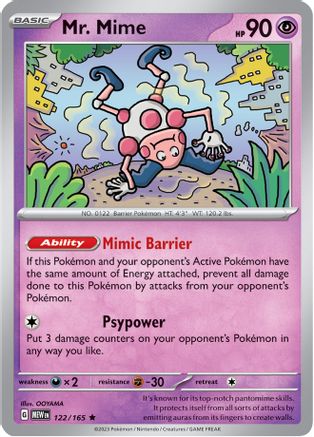 Mr. Mime (122/165) [Scarlet & Violet 151] - Trinity Hobby
