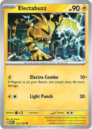 Electabuzz (125/165) [Scarlet & Violet 151] - Trinity Hobby