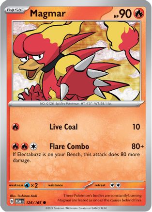 Magmar (126/165) [Scarlet & Violet 151] - Trinity Hobby