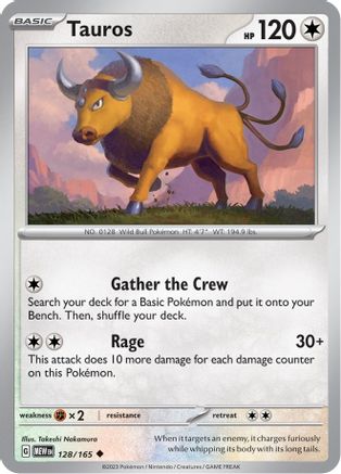 Tauros (128/165) [Scarlet & Violet 151] - Trinity Hobby