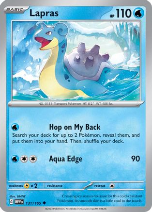 Lapras (131/165) [Scarlet & Violet 151] - Trinity Hobby
