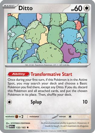 Ditto (132/165) [Scarlet & Violet 151] - Trinity Hobby