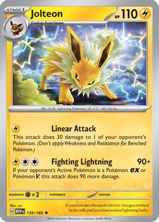 Jolteon (135/165) [Scarlet & Violet 151] - Trinity Hobby