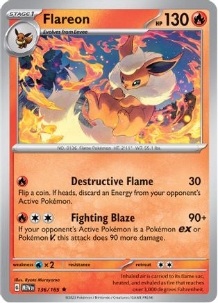 Flareon (136/165) [Scarlet & Violet 151] - Trinity Hobby