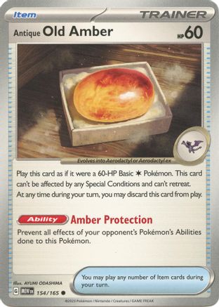 Antique Old Amber (154/165) [Scarlet & Violet 151] - Trinity Hobby