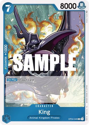 King (OP04-045) - [Kingdoms of Intrigue] Foil - Trinity Hobby