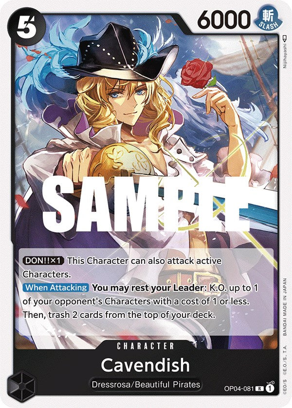 Cavendish (OP04-081) - [Kingdoms of Intrigue] Foil - Trinity Hobby