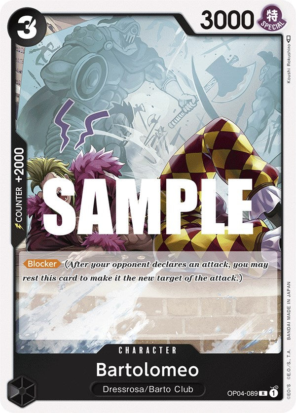 Bartolomeo (OP04-089) - [Kingdoms of Intrigue] Foil - Trinity Hobby