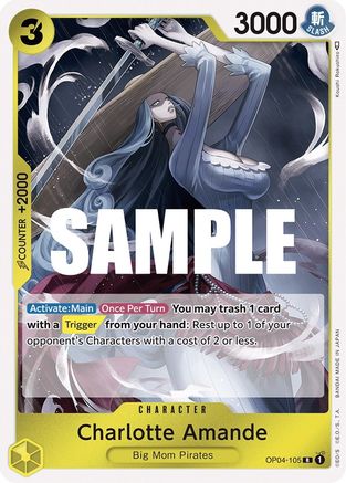 Charlotte Amande (OP04-105) - [Kingdoms of Intrigue] Foil - Trinity Hobby