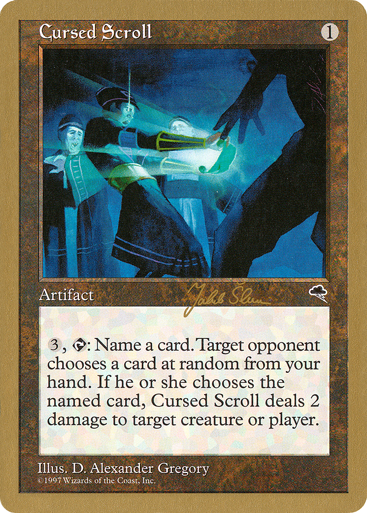 Cursed Scroll (Jakub Slemr) [World Championship Decks 1999] - Trinity Hobby