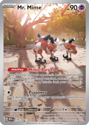 Mr. Mime (179/165) [Scarlet & Violet 151] - Trinity Hobby