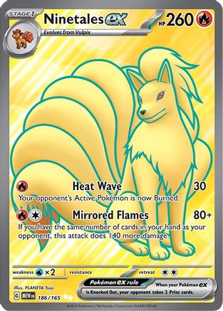 Ninetales ex (186/165) [Scarlet & Violet 151] - Trinity Hobby