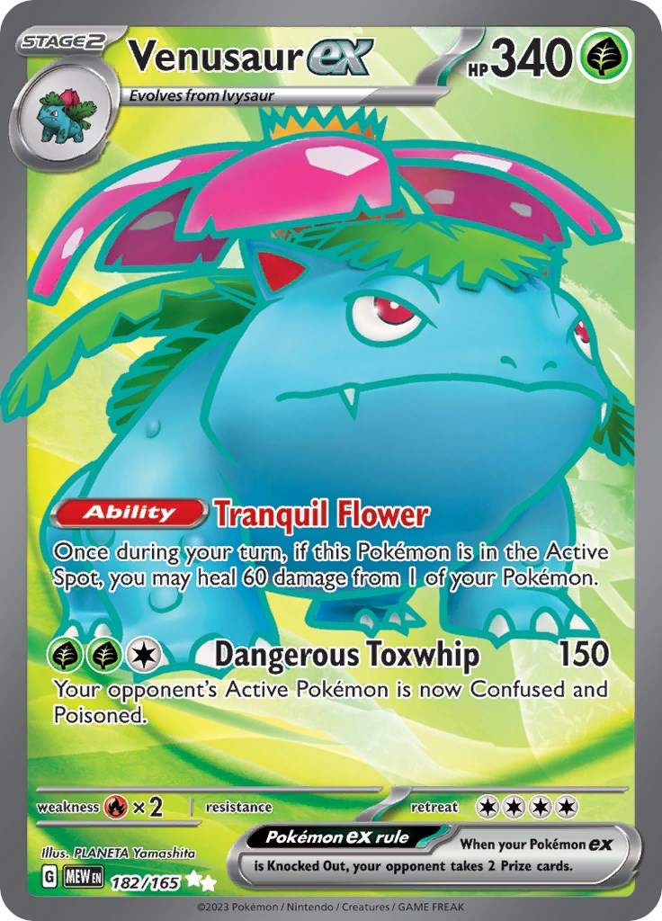 Venusaur ex (182/165) [Scarlet & Violet 151] - Trinity Hobby