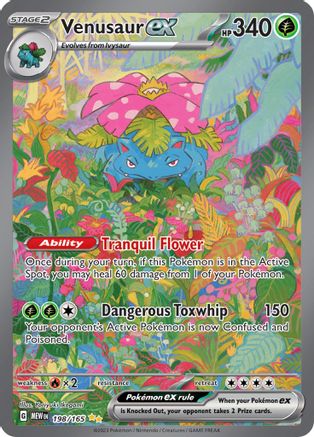 Venusaur ex (198/165) [Scarlet & Violet 151] - Trinity Hobby