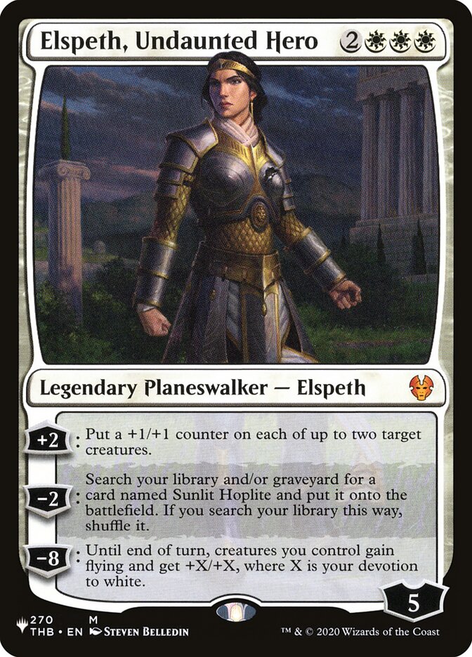 Elspeth, Undaunted Hero [The List] - Trinity Hobby