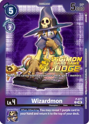 Wizardmon [P-077] (Judge Pack 4) [Promotional Cards] - Trinity Hobby