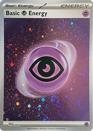 Basic Psychic Energy (005) (Cosmos Holo) [Scarlet & Violet: Base Set] - Trinity Hobby
