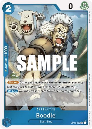 Boodle (Dash Pack) (OP03-050) - [Kingdoms of Intrigue] Foil - Trinity Hobby