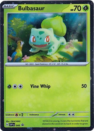 Bulbasaur (046) (Cosmos Holo) [Scarlet & Violet: Black Star Promos] - Trinity Hobby