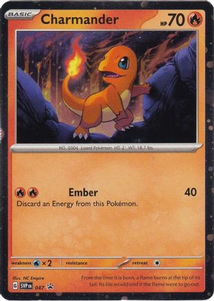 Charmander (047) (Cosmos Holo) [Scarlet & Violet: Black Star Promos] - Trinity Hobby