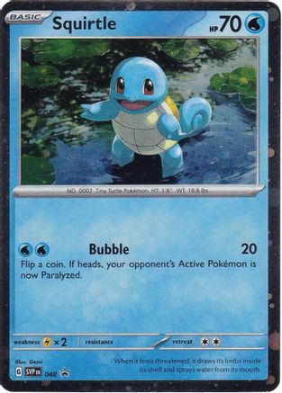Squirtle (048) (Cosmos Holo) [Scarlet & Violet: Black Star Promos] - Trinity Hobby