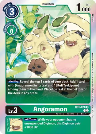 Angoramon [RB1-020] (Box Topper) [Resurgence Booster] - Trinity Hobby